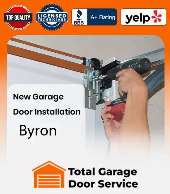 New Garage Door Installation Services Byron 