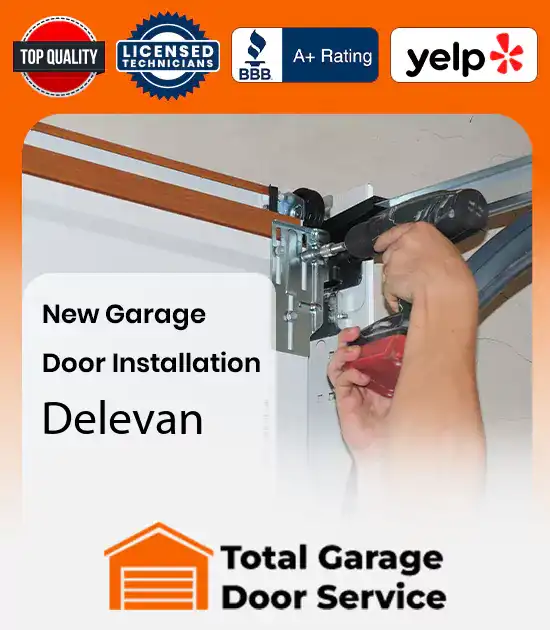 New Garage Door Installation Services Delevan 