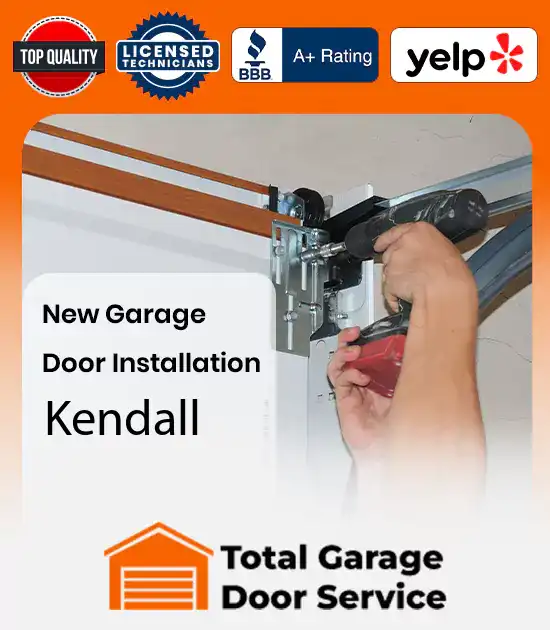 New Garage Door Installation Services Kendall 