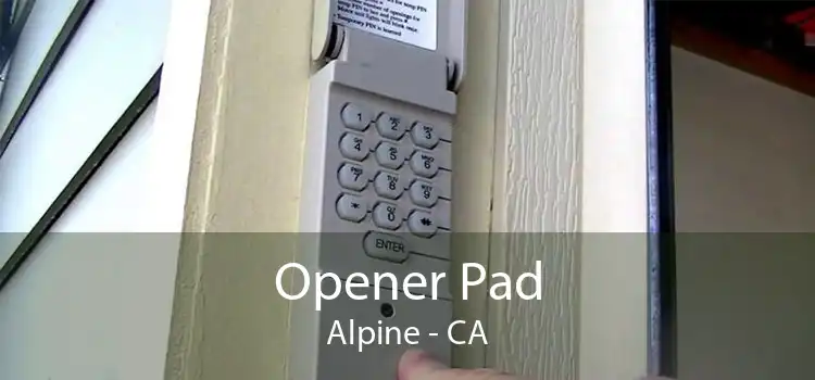 Opener Pad Alpine - CA