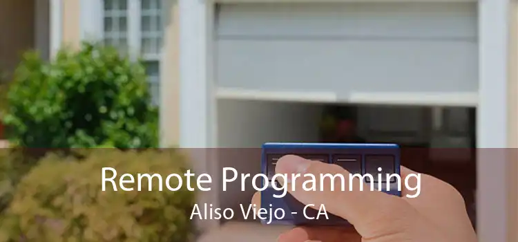 Remote Programming Aliso Viejo - CA