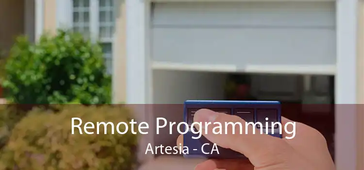 Remote Programming Artesia - CA