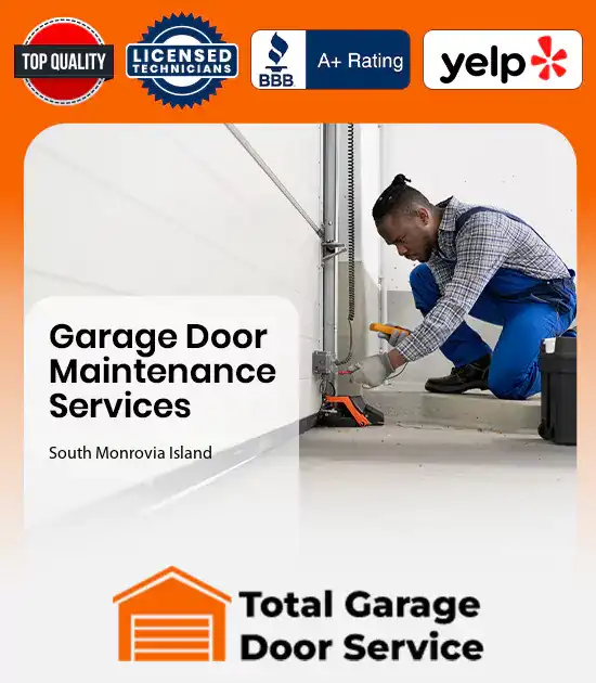 Garage Door Maintenance Services South Monrovia Island 