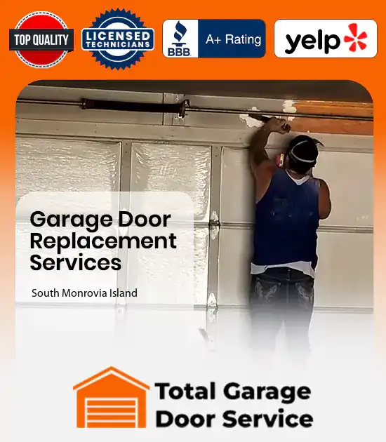 Garage Door Replacement Services South Monrovia Island 